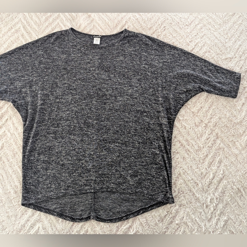 Fig & Blu Heathered Blouse